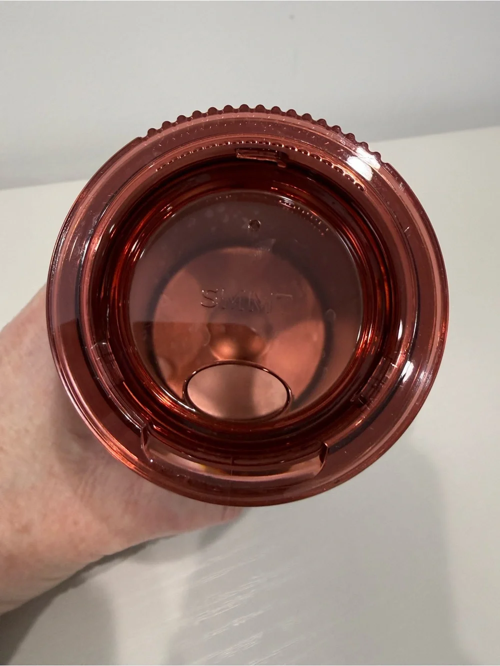 SMMT park city Insulated Purple Travel Tumbler with Pink Logo